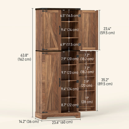 Armoire de cuisine haute avec clayettes ajustables