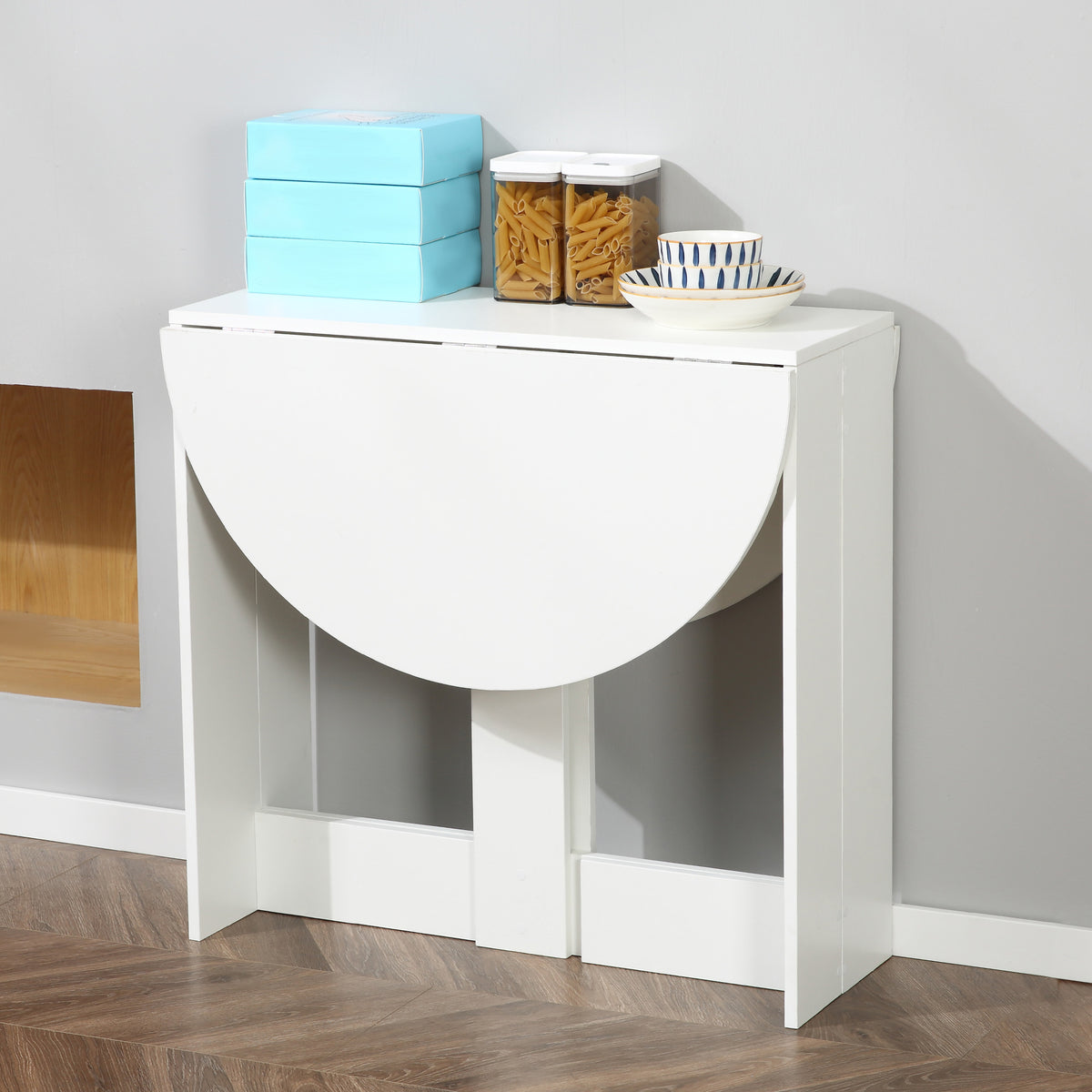 Table à manger pliante rabattable pour petits espaces