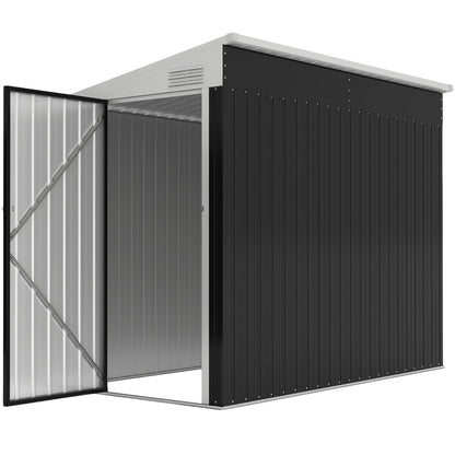 Remise de rangement extérieure verticale à double porte
