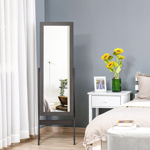 Miroir sur pied pleine longueur inclinable