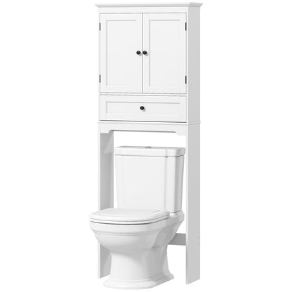 Meuble rangement au-dessus toilette tiroir et armoire