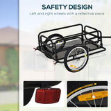 Remorque vélo cargo pliable en acier