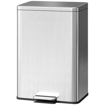 Poubelle à pédale en acier inoxydable 20 L
