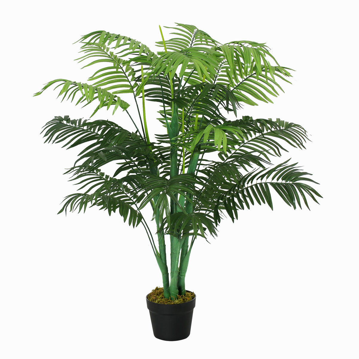 Palmier artificiel réaliste en pot — Vert