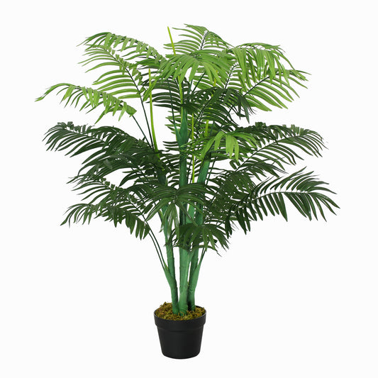 Palmier artificiel réaliste en pot — Vert