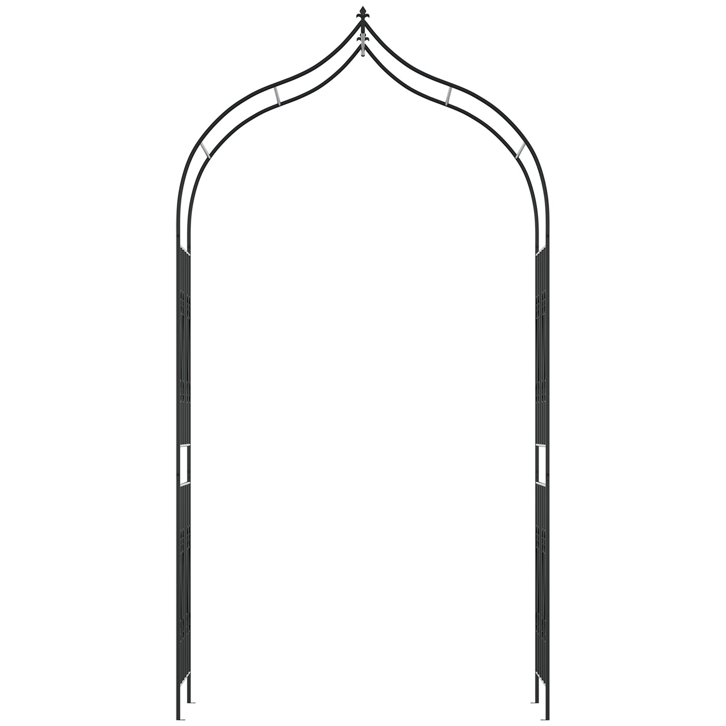 Arche de jardin treillis décorative 265 cm