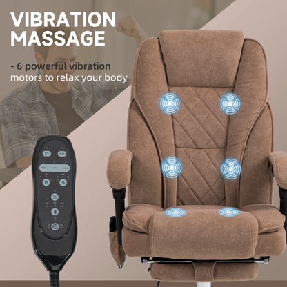 Chaise bureau massage inclinable avec repose-pieds ajustable