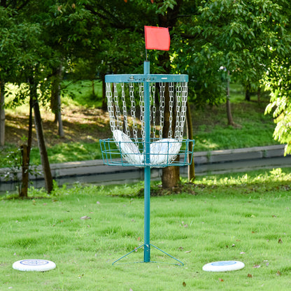Panier de disc golf portable 24 chaînes avec sac