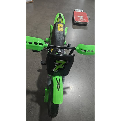 Moto électrique pour enfants 12V avec roulettes d'entraînement