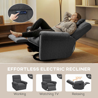 Fauteuil inclinable électrique avec ports USB