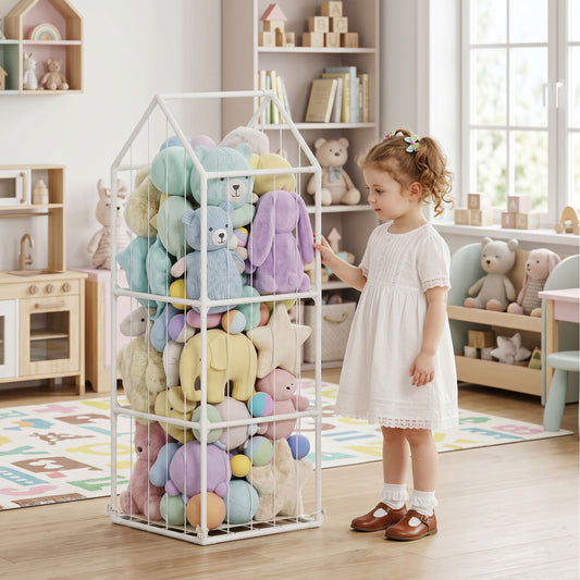 Rangement à jouets style zoo cage 47x47x132 cm