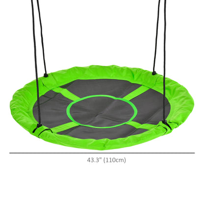 Balançoire soucoupe ronde pour enfants 110 cm