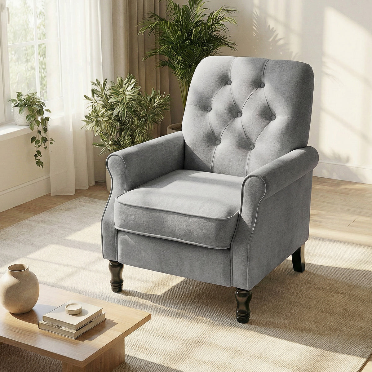 Fauteuil d'appoint style moderne du milieu du siècle