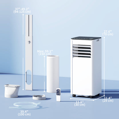Climatiseur portatif 8000 BTU WiFi 4-en-1