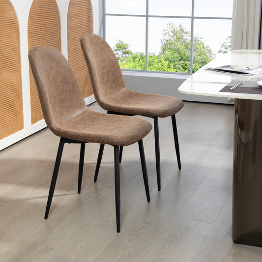 Ensemble de 4 chaises de salle à manger rétro