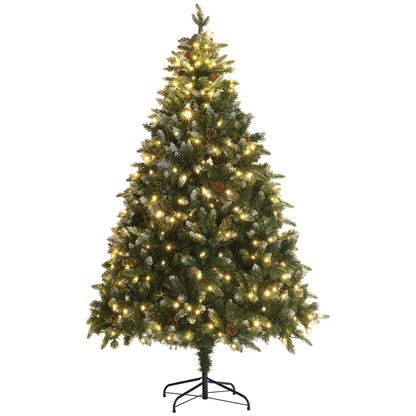 Sapin de Noël artificiel prééclairé DEL double couleur 6 pi