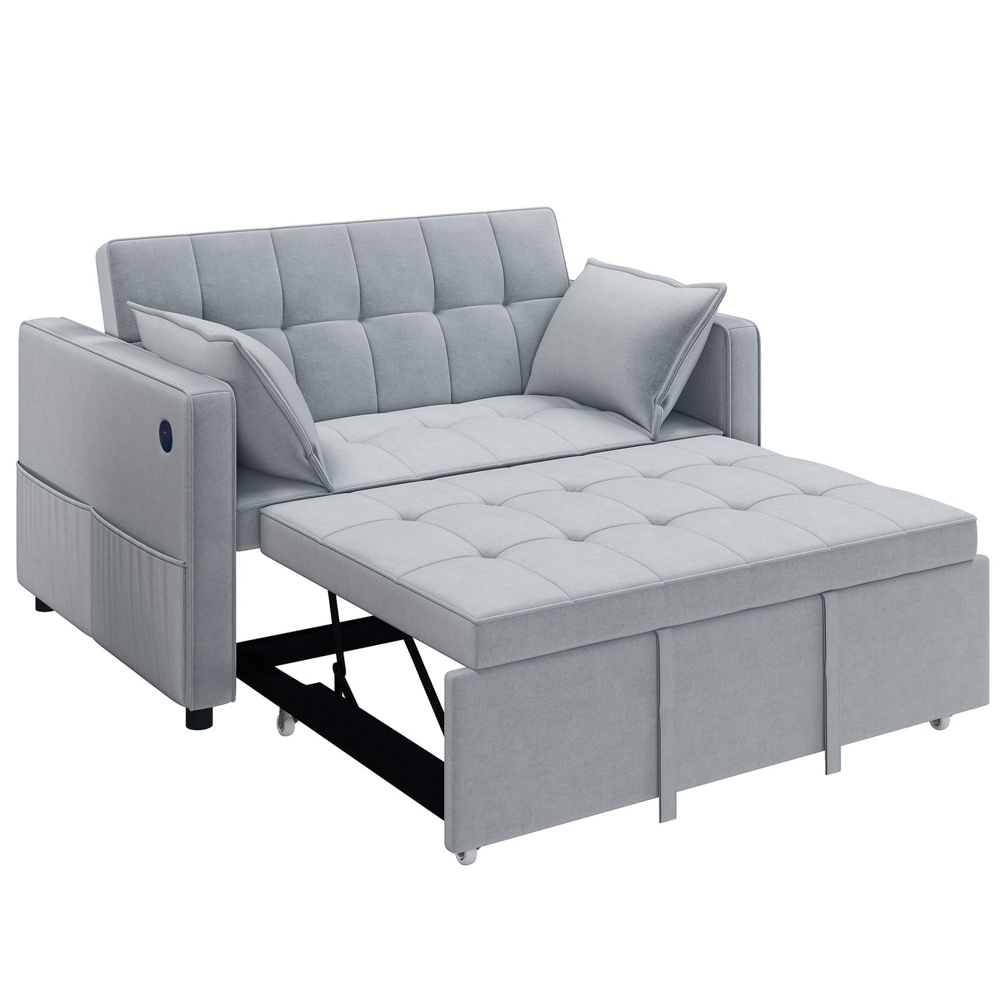 Canapé-lit convertible 3-en-1 avec chargement USB