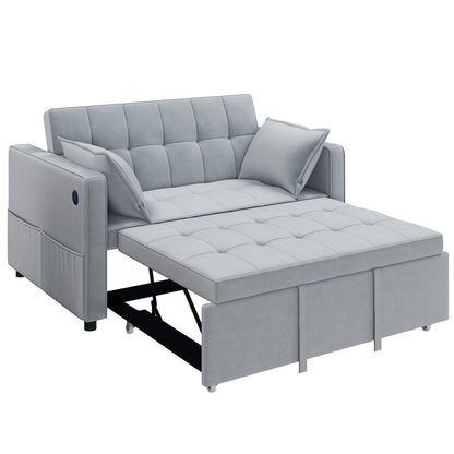 Canapé-lit convertible 3-en-1 avec chargement USB
