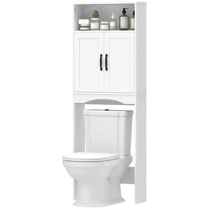 Meuble de rangement autoportant au-dessus des toilettes