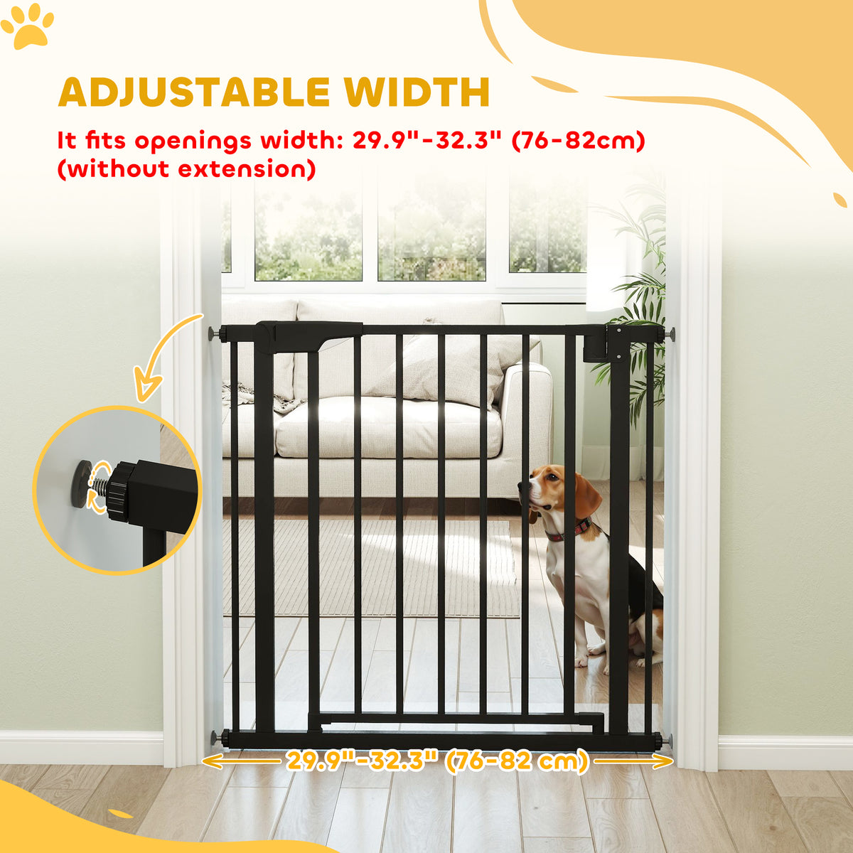 Barrière de sécurité pour bébé et animaux