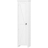 Armoire garde-manger cuisine 5 tablettes porte de grange 170cm