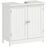 Meuble-lavabo sous évier avec 2 portes et tablette