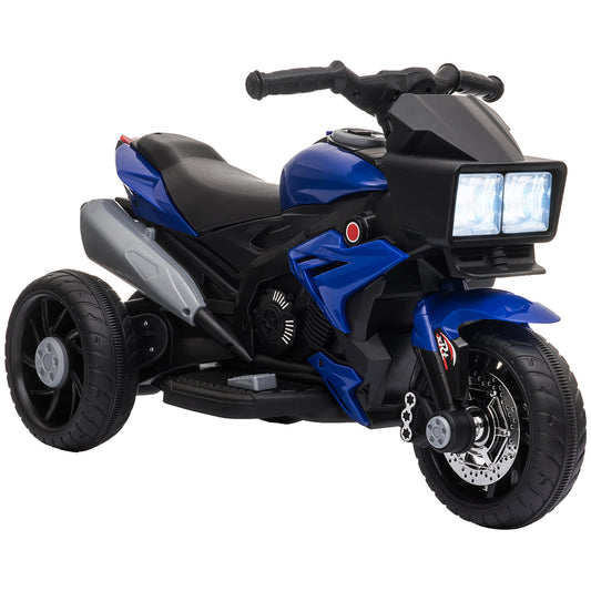 Moto électrique Aosom pour enfants 6V avec pédales, musique et phares