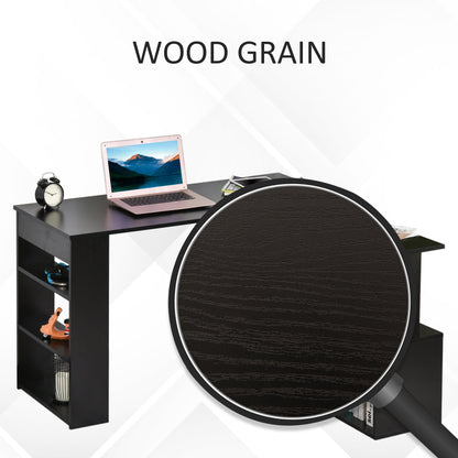 Bureau en L rotatif 360° avec rangement