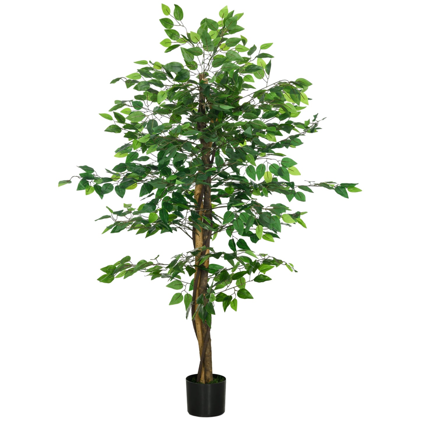 Arbre artificiel ficus 152 cm plante décorative avec pot