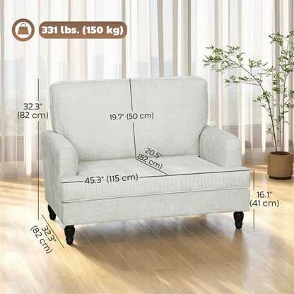 Fauteuil d'appoint moderne en tissu