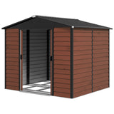 Remise de rangement extérieur 8' x 7' — acier galvanisé