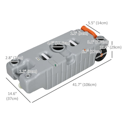 Réservoir d'eaux usées portatif VR 75 L