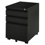 Classeur mobile 3 tiroirs verrouillable acier