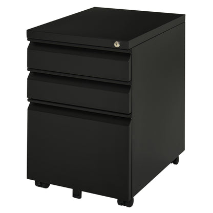 Classeur mobile 3 tiroirs verrouillable acier