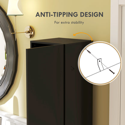 Armoire de salle de bain haute étroite