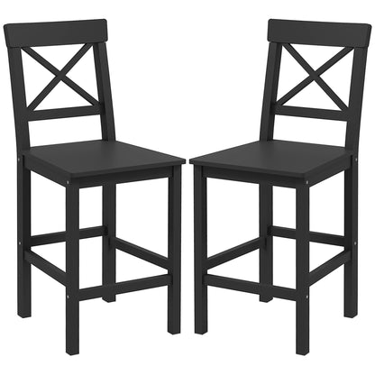 Tabourets de comptoir ensemble de 2 style fermier