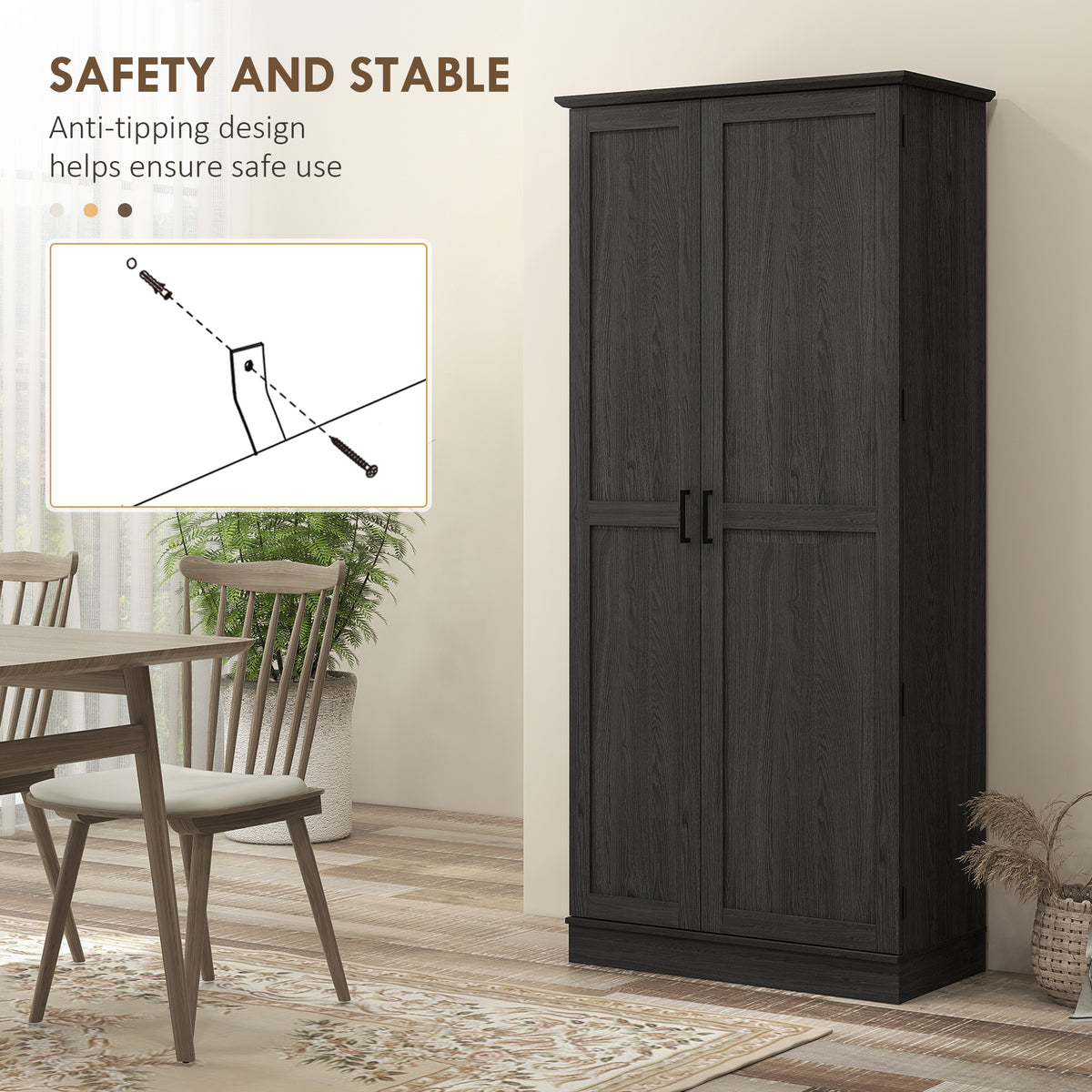 Armoire de cuisine haute 177 cm