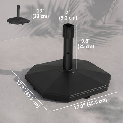 Socle de parasol en béton 22 kg
