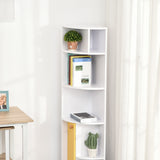 Bibliothèque d'angle à 5 niveaux pour salon