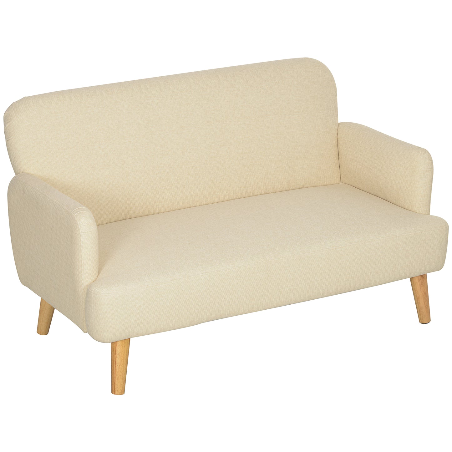 Causeuse 2 places tissu velours rembourrage épais