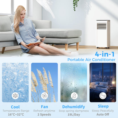 Climatiseur portatif 8000 BTU WiFi 4-en-1