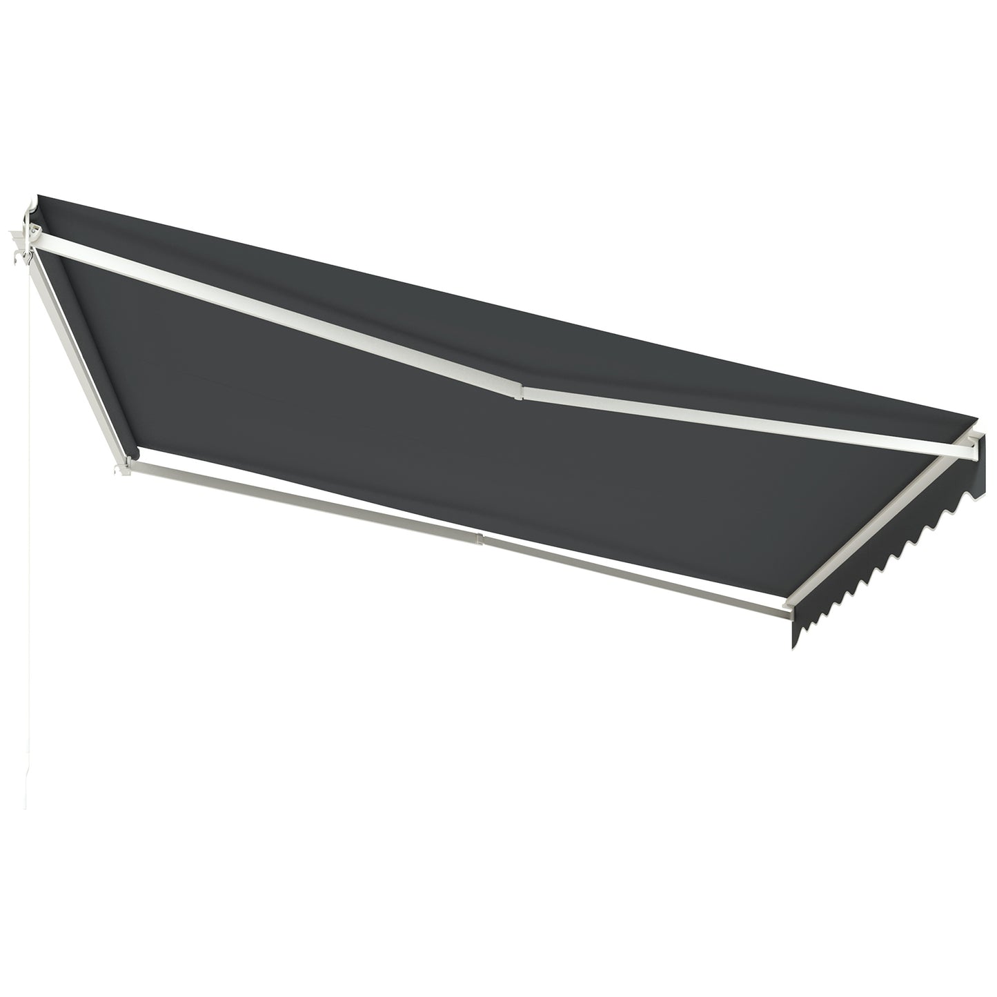 Store motorisé rétractable 396 x 305 cm cadre aluminium