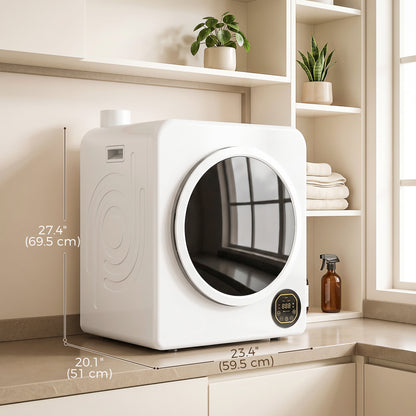 Sécheuse à linge compacte avec cuve en acier inoxydable 8 kg
