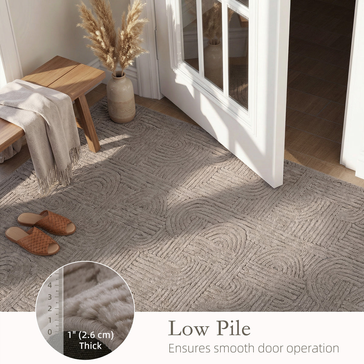 Tapis de salon en fausse fourrure