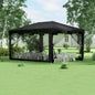 Gazebo Outsunny 10×13 pi avec Murs Moustiquaire - Tente de Jardin