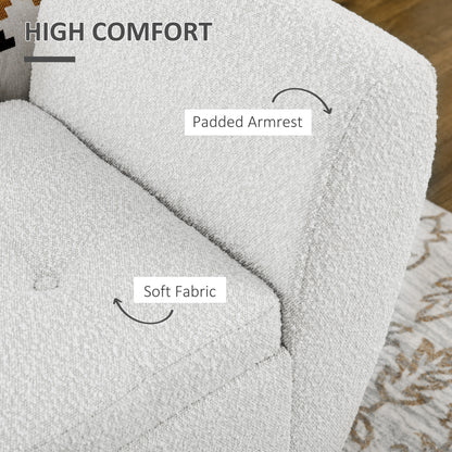 Banc de rangement capitonné moderne avec accoudoirs