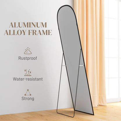 Miroir sur pied arche pleine longueur