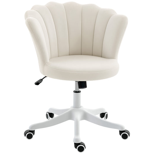 Chaise de Bureau Sans Accoudoirs Aosom - Hauteur Ajustable avec Dossier