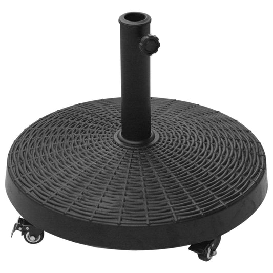 Base de parasol ronde 52 cm avec roues