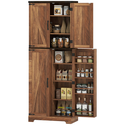Armoire de cuisine haute avec clayettes ajustables